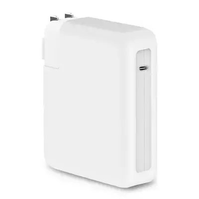 Microsonic Macbook Şarj Adaptör Kılıf (85W-87W-96W) Matte Silicone Beyaz