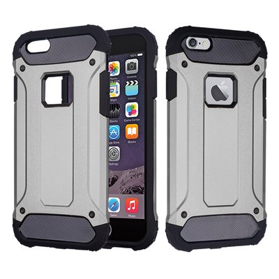 CaseUp Apple iPhone 6S Kılıf Tank Gümüş