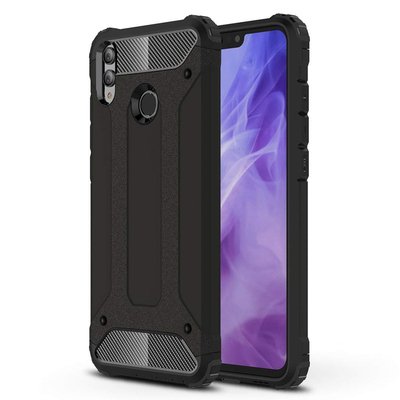 Microsonic Huawei Honor 8X Kılıf Rugged Armor Siyah