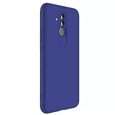 Microsonic Huawei Mate 20 Lite Kılıf Double Dip 360 Protective Lacivert