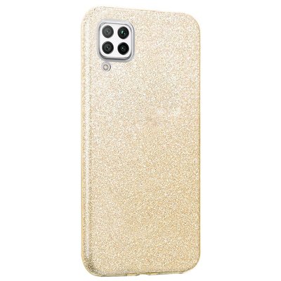 Microsonic Huawei P40 Lite Kılıf Sparkle Shiny Gold