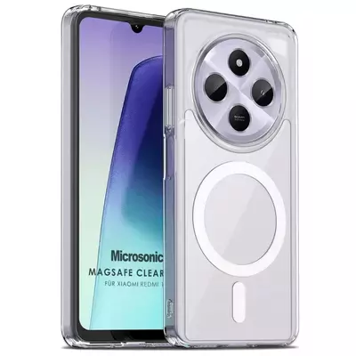 Microsonic Xiaomi Redmi 14C Kılıf MagSafe Clear Sararmaz Şeffaf