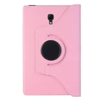 Microsonic Samsung Galaxy Tab A 10.5'' T590 Kılıf 360 Rotating Stand Deri Açık Pembe