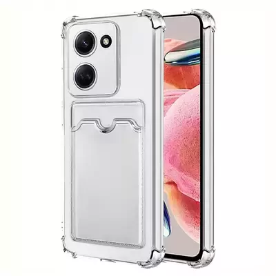 Microsonic TECNO Camon 20 Card Slot Shock Kılıf Şeffaf