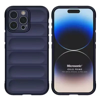 Microsonic Apple iPhone 16 Pro Max Kılıf Oslo Prime Lacivert