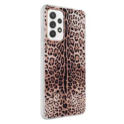 Microsonic Samsung Galaxy A52s Natural Feel Desenli Kılıf Leopard