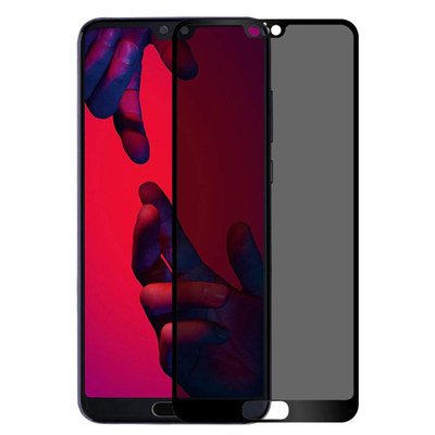 Microsonic Huawei P20 Pro Invisible Privacy Kavisli Ekran Koruyucu Siyah