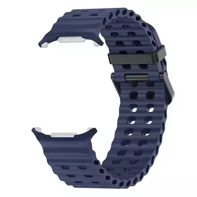 Microsonic Samsung Galaxy Watch Ultra 2025 Kordon Flexi Sport Lacivert
