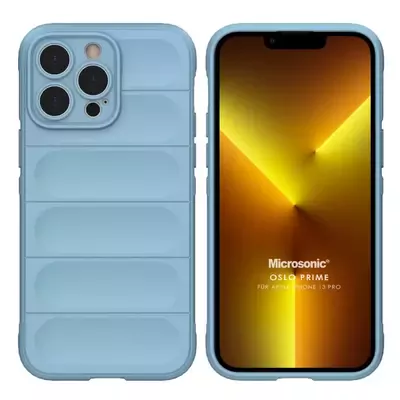 Microsonic Apple iPhone 13 Pro Kılıf Oslo Prime Mavi