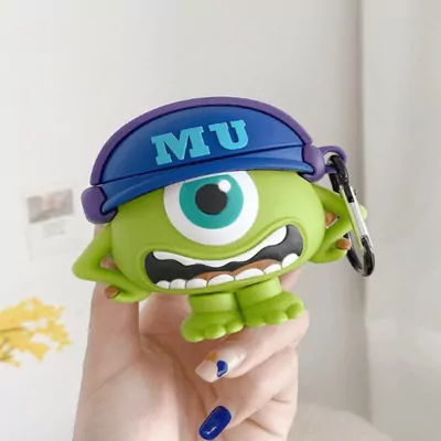 Microsonic Airpods 4.Nesil / ANC Kılıf Cartoon Figürlü Silikon Crtn-Fgr-Mnstr-Mke