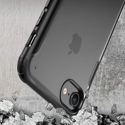 Microsonic Apple iPhone 6S Plus Kılıf Frosted Frame Kırmızı