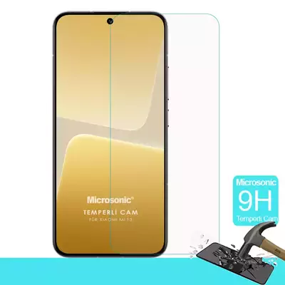 Microsonic Xiaomi Mi 13 Tempered Glass Cam Ekran Koruyucu