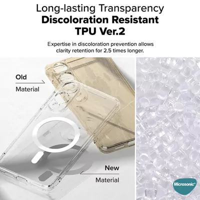 Microsonic Xiaomi Mi 14 Ultra Kılıf MagSafe Clear Sararmaz Şeffaf