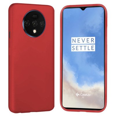 CaseUp OnePlus 7T Kılıf Matte Surface Kırmızı