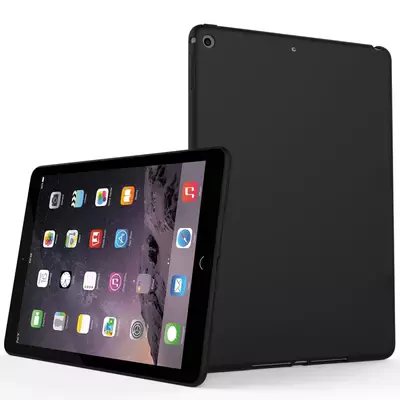 Microsonic Matte Silicone Apple iPad Air (A1474-A1475-A1476) Kılıf Siyah