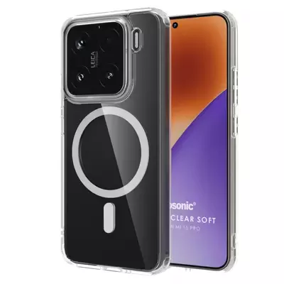 Microsonic Xiaomi 15 Pro Kılıf MagSafe Clear Sararmaz Şeffaf