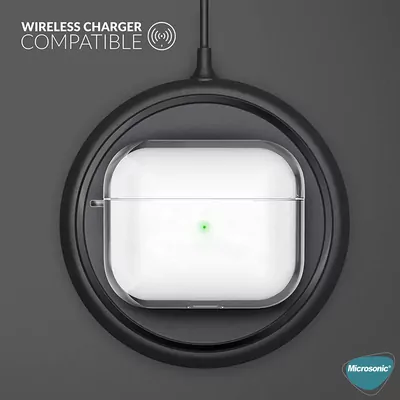 Microsonic AirPods 4 Kılıf Transparent Clear Soft Şeffaf