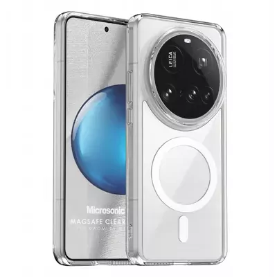 Microsonic Xiaomi 15 Ultra Kılıf MagSafe Clear Sararmaz Şeffaf