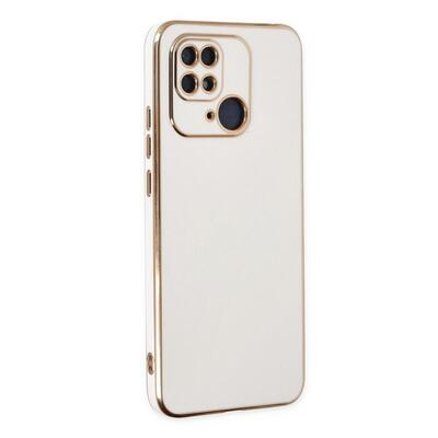 Microsonic Xiaomi Poco C40 Kılıf Olive Plated Beyaz