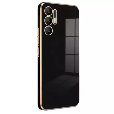 Microsonic TECNO Pova 3 Kılıf Olive Plated Siyah