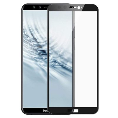 Microsonic Huawei Honor 9 Lite Kavisli Temperli Cam Ekran Koruyucu Film Siyah