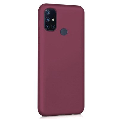 Microsonic OnePlus Nord N10 5G Kılıf Matte Silicone Mor