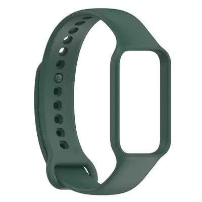 Microsonic Xiaomi Redmi Smart Band 2 Kordon, Silicone Sport Band Koyu Yeşil