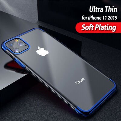 Microsonic Apple iPhone 11 Pro Max Kılıf Skyfall Transparent Clear Mavi