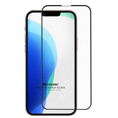 Microsonic Apple iPhone 13 Pro Matte Flexible Ekran Koruyucu Siyah