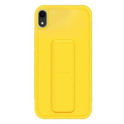 Microsonic Apple iPhone XR Kılıf Hand Strap Sarı