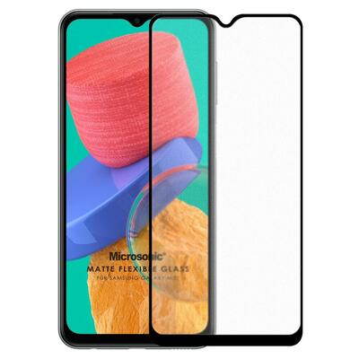 Microsonic Samsung Galaxy M33 Seramik Matte Flexible Ekran Koruyucu Siyah