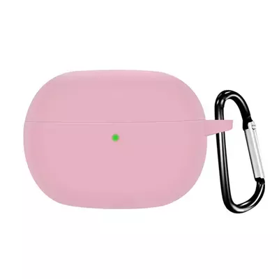 Microsonic Xiaomi Redmi Buds 6 Pro Kılıf Askılı Mat Silikon Pembe