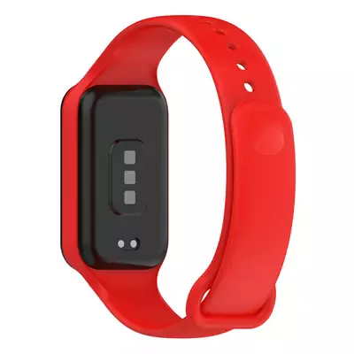 Microsonic Xiaomi Redmi Smart Band 2 Kordon, Silicone Sport Band Kırmızı