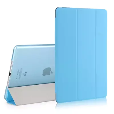 Microsonic Apple iPad 9.7 2018 (A1893-A1954) Smart Case ve arka Kılıf Mavi