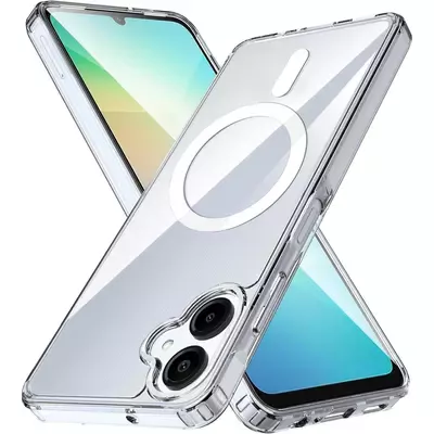 Microsonic Samsung Galaxy A06 Kılıf MagSafe Clear Sararmaz Şeffaf