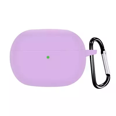 Microsonic Xiaomi Redmi Buds 6 Pro Kılıf Askılı Mat Silikon Lila