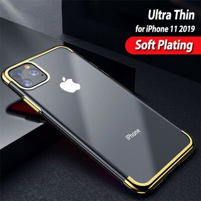 Microsonic Apple iPhone 11 Pro Max Kılıf Skyfall Transparent Clear Gold