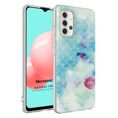 Microsonic Samsung Galaxy A32 4G Natural Feel Desenli Kılıf Fish Scale