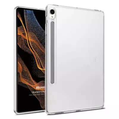 Microsonic Samsung Galaxy Tab S9 X710 Kılıf Transparent Soft Şeffaf