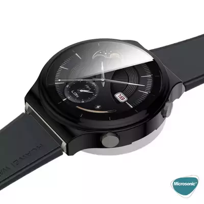 Microsonic Huawei Watch GT2 Pro Kılıf Matte Premium Slim WatchBand Siyah