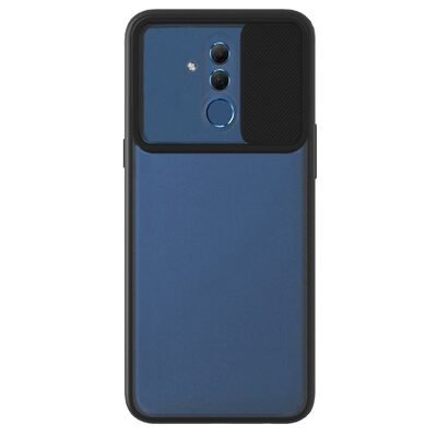 Microsonic Huawei Mate 20 Lite Kılıf Slide Camera Lens Protection Siyah