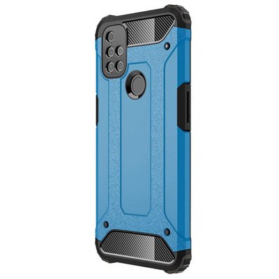 Microsonic OnePlus Nord N10 5G Kılıf Rugged Armor Mavi