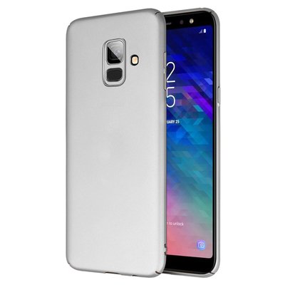 Microsonic Samsung Galaxy A6 2018 Kılıf Premium Slim Gümüş