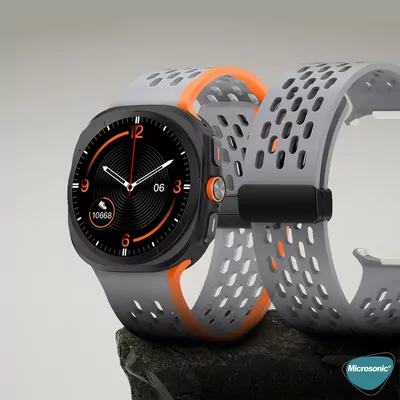 Microsonic Samsung Galaxy Watch Ultra 2025 Kordon Orbit Oceanic Gri