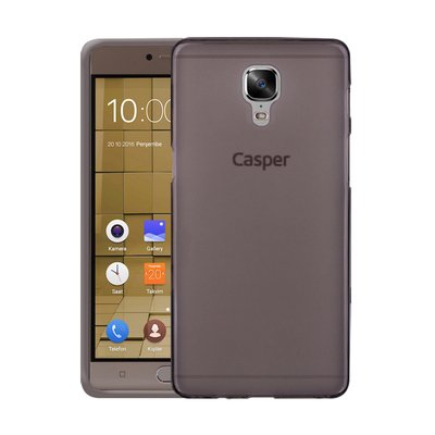 Microsonic Casper Via A1 Plus Kılıf Transparent Soft Siyah