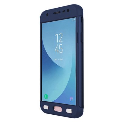 Microsonic Samsung Galaxy J5 Pro Kılıf Double Dip 360 Protective AYS Lacivert