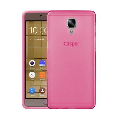 Microsonic Casper Via A1 Plus Kılıf Transparent Soft Pembe