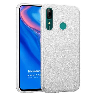 Microsonic Huawei P smart Z Kılıf Sparkle Shiny Gümüş