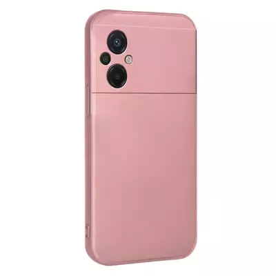 Microsonic Xiaomi Poco M5 Kılıf Matte Silicone Rose Gold