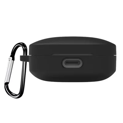 Microsonic Xiaomi Redmi Buds 6 Kılıf Askılı Mat Silikon Siyah